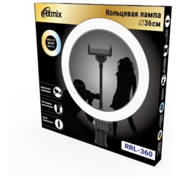 Светодиодная кольцевая лампа освещения RITMIX RRL-360 1399₽