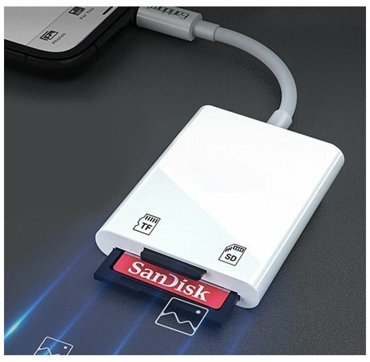 Картридер Earldom ET-OT47 Lightning 8-pin на SDMicroSD Для Iphone Ipad фото 2 1010₽