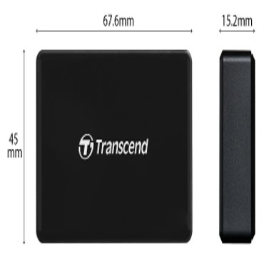 Кардридер Transcend RDC8 черный фото 3 1774₽