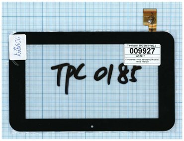 Сенсорное стекло тачскрин TPC0185 ver20 черный 427₽