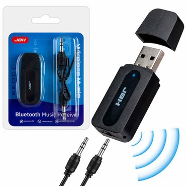 Bluetooth ресивер адаптер JBH BT-04 черный 350₽