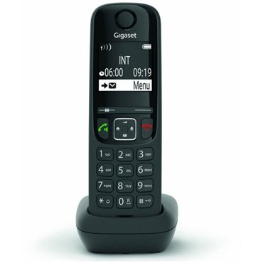 Радиотелефон DECT Gigaset AS690 RUS SYS АОН черный 5734₽