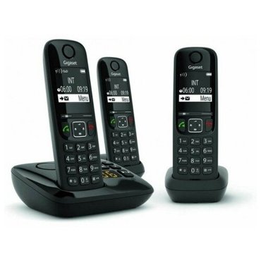 Радиотелефон Gigaset AS690A Trio RUS Black чёрный 10615₽