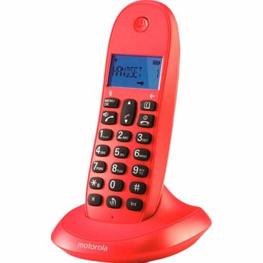 Радиотелефон Dect Motorola C1001LB цвет красный 4130₽