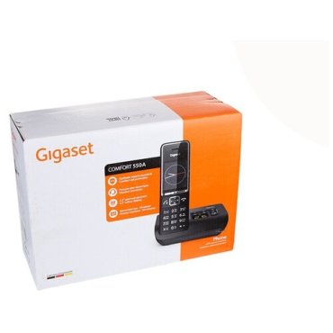 Радиотелефон DECT с автоответчиком Gigaset Comfort 550A RUS Black 11029₽