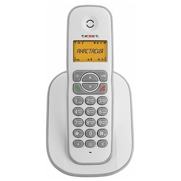 Радиотелефон teXet TX-D4505A White-Grey 4287₽