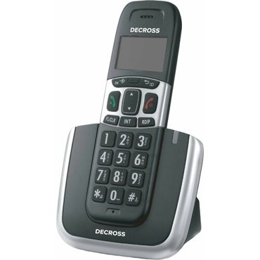 РТелефон Dect Decross DC1004 черный АОН 3933₽