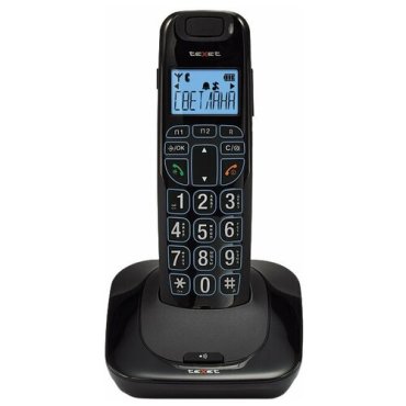 Радиотелефон teXet TX-D7505A черный 3030₽
