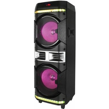 Акустическая система AIWA с Bluetooth TWS LED подсветка функция караоке функция SUPER BASS FM тюнер аудиозапись с USB пульт ДУ 100 Вт 18710₽
