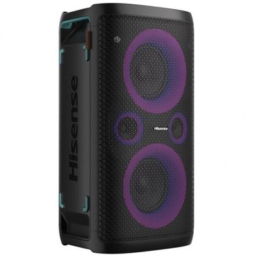 Аудиоцентр Hisense Портативная колонка 20 300W встроенный сабвуфер 100Вт Bluetooth Караоке подключение гитары беспроводная зарядка 37740₽