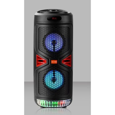Беспроводная Bluetooth колонка Портативная колонка P М P O 800W Со световыми эффектами USB TF FM AUX пульт 3911₽