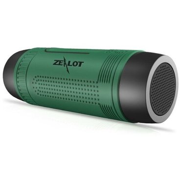 Беспроводная колонка ZEALOT S1 зеленая 1490₽