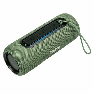 Dialog Колонки Progressive AP-11 GREEN - акуст колонка-труба 10 12W RMS Bluetooth FMUSB reader 2893₽