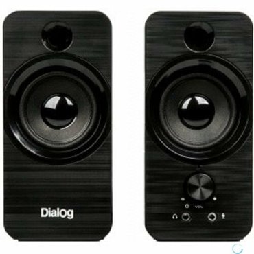 Dialog Stride AST-17UP - акустические колонки 20 10W RMS PhoneOut Mic In черные питание от USB 3630₽