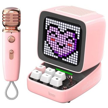 Портативная акустика Divoom Ditoo Mic 15 Вт зеленый 9990₽