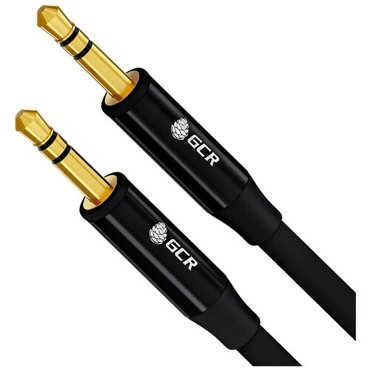 GCR Кабель 20m аудио jack 35mmjack 35mm черный GOLD AL case черный MM 449₽