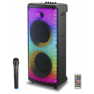 Колонка акустическая портативная Караоке 6238 Portable HiFi 70ВТ светодиодная подсветкапультмикрофонbluetooth AUXUsbFMАудио вход 10900₽