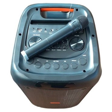 Колонка акустическая портативная Караоке XV Пульт Микрофон Bluetooth AUX Usb FM Аудио вход Пиковая мощность 6800W 17800₽