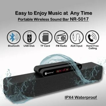 Колонка Bluetooth SoundBar NewRixing NR-5017 USB TF AUX FM TWS Микрофон 4100₽