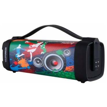 Колонка порт Telefunken TF-PS1241B рисунок 12W 10 BTUSB TF-PS1241Bпринт PAINT 2064₽