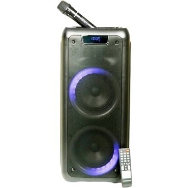 Колонка портативная Nakatomi GS40 50 Вт Bluetooth FM USB SD LED микрофон 11064₽