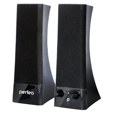 Колонки 20 PERFEO TOWER 2х25 Вт RMS чёрный USB 2048₽