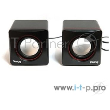 Колонки Dialog BlackRed AC-04UP 817₽