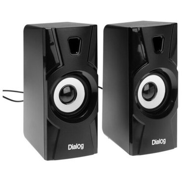 Компьютерные колонки 20 Dialog Stride AST-10UP 2х5Вт USB черные 3546₽