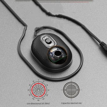 Многофункциональный компактный микрофон-колонка 360 всенаправленная MyPads U1 из прочного пластика для компьютера 1990₽