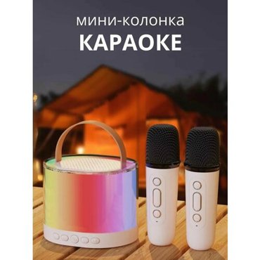 Музыкальная беспроводная bluetooth колонка караоке 669₽