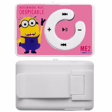 Музыкальный ретро мини-плеер Миньон MyPads MP4MP3 розовый с радио для студентки школьницы 799₽