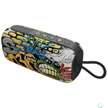 Perfeo Bluetooth-колонка WORM 12W MP3 USB-TF AUX FM HANDS FREE TWS граффити PF_D0346 3590₽