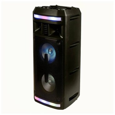 Портативная акустика Dialog Oscar AO-12 Караоке с микрофоном BT FM SD LED black 9172₽