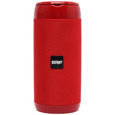 Портативная беспроводная колонка Bluetooth BENEF BF216 - красный 1166₽