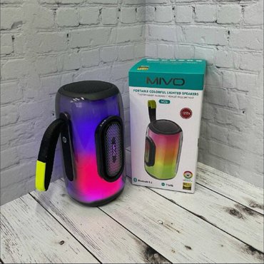 Портативная Bluetooth 53 колонка Mivo M26 TWS FM радио RGB подсветка 3400₽