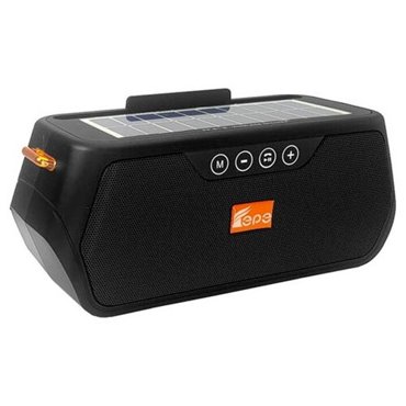 Портативная Bluetooth колонка FM радиоприемник Fepe FP-81-S черный с солнечной панелью 1597₽