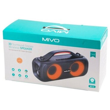 Портативная Bluetooth колонка Mivo M14 30 Ватт с радио 4300₽