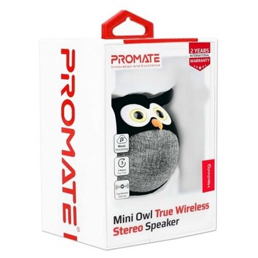 Портативная Bluetooth колонка PROMATE Hedwig черный 1190₽