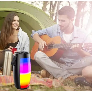 Портативная Bluetooth колонка Rainbow Mini USB Блютуз LED подсветка Черный 550₽