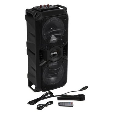 Портативная караоке система Dialog Oscar AO-11 26 Вт FM AUX USB BT микрофон 3600 мАч 9280₽