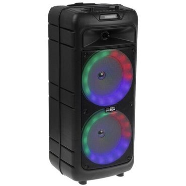Портативная караоке система В52 Party Boх 40 Вт FM AUх USB BT 4500 мАч подсв чёрная 9377₽