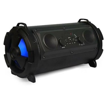 Колонка Беспроводная колонка Rojem HBPC1602 с подсветкой колонка блютуз чёрная 2981₽