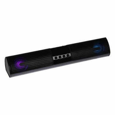 Портативная колонка A2 10 Вт 1200 мАч BT50 подсветка чёрная 1563₽