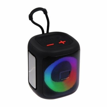 Портативная колонка A80 8 Вт 1200 мАч подсветка micro SD чёрная 1824₽