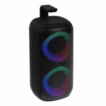 Портативная колонка A85 20 Вт 3000 мАч BT52 подсветка micro SD синяя 3174₽