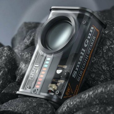Портативная колонка BYZ К07 5 Вт 600 мАч ВТ 51 функция TWS чёрная 1963₽