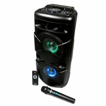 Портативная колонка Dialog AO-20 30вт Bluetooth FM USB SD LED караоке с микрофоном 8731₽