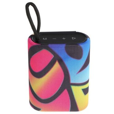 Портативная колонка Perfeo BANG PF_D0043 5 Вт 1200 мАч microSD USB AUх FM граффити 1582₽