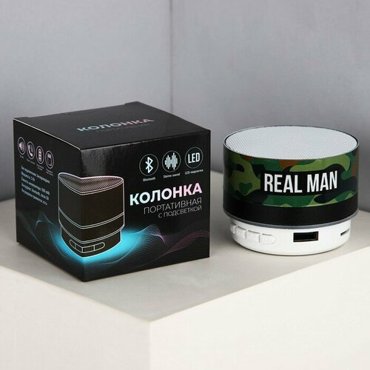 Портативная колонка Real man модель PS-03 49 х 7 см 953₽