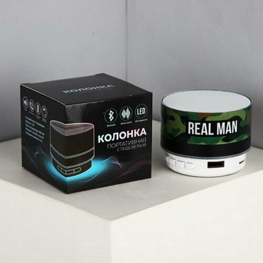 Портативная колонка Real man модель PS-03 49 x 7 см 847₽